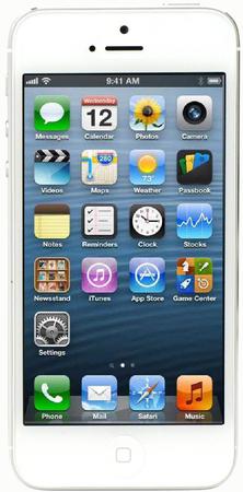 Смартфон Apple iPhone 5 32Gb White & Silver - Ставрополь